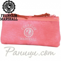 Stationery Team Несесер с 2 ципа Franklin & Marshall Girls Pink